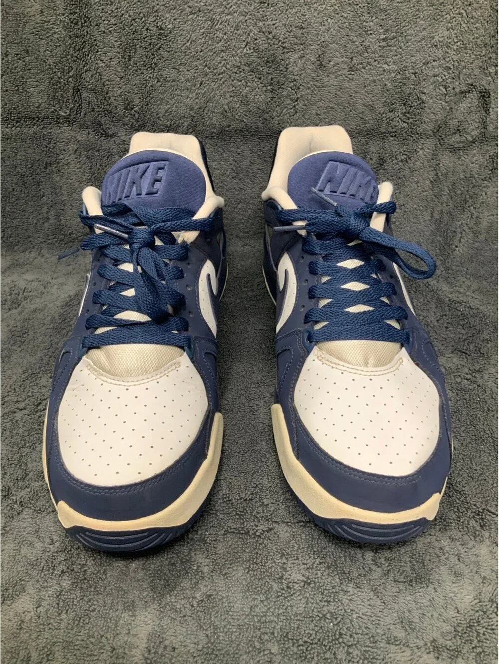 Nike Air Trainer Classic White Midnight Navy 488059-102 Men’s Size 10